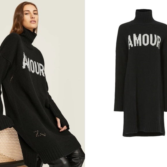 Zadig & Voltaire Almira Amour Turtleneck Dress size Medium - Picture 1 of 10